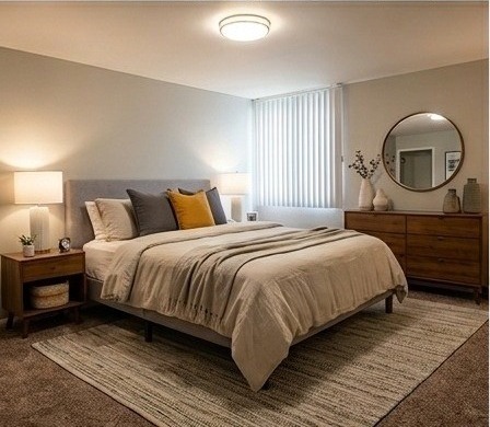 Imperial Manor two-bedroom primary bedroom